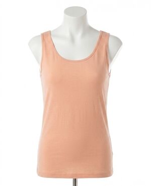 NEW ANGEL bra-friendly tank top in peach
